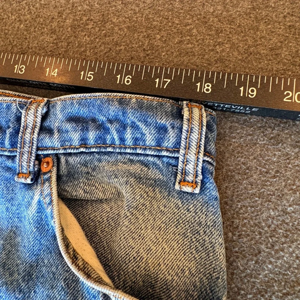 Vintage Levis 505 Orange Tab Jeans Mens 40 (37) x30 Blue Denim Straight Canada